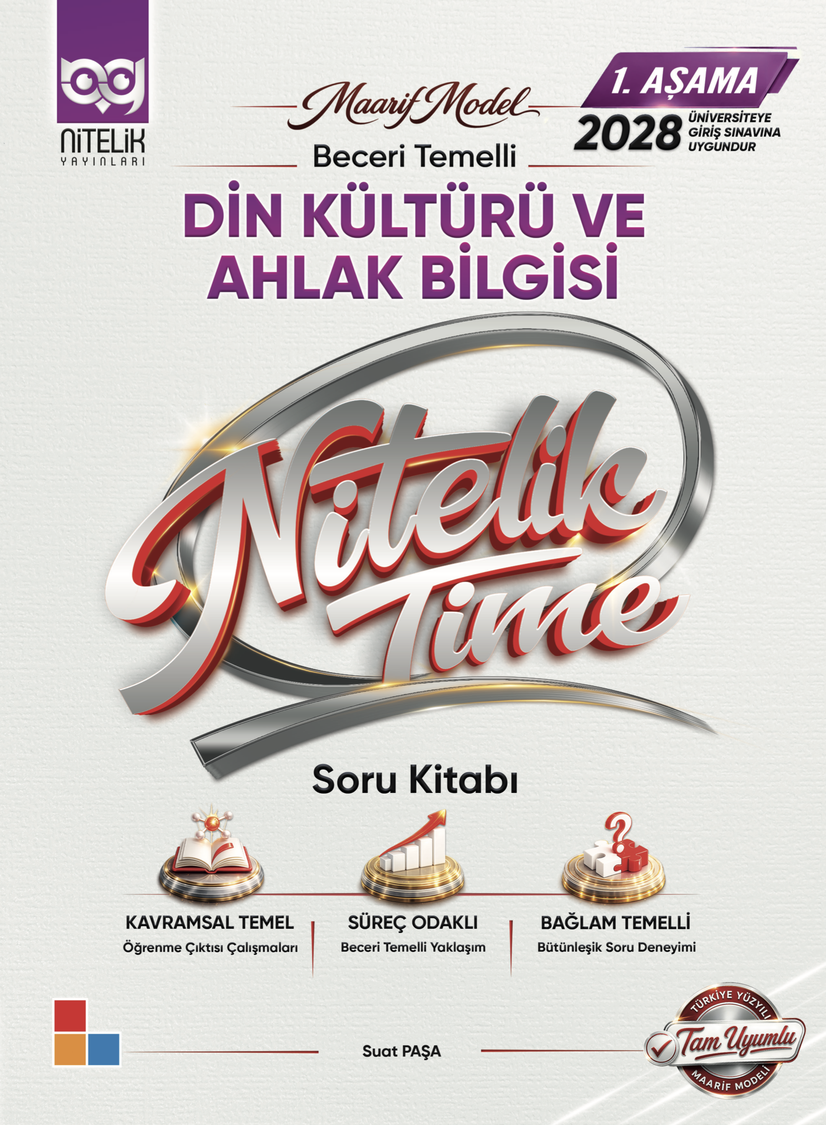 1. Aşama Din Kültürü ve Ahlak Bilgisi Soru Kitabı kapak görseli